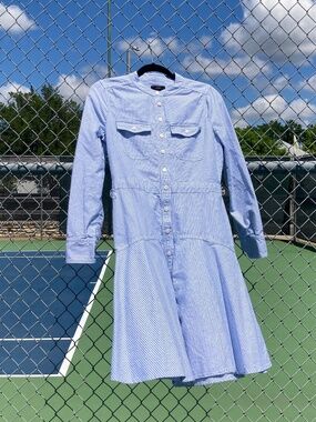 J.Crew Oxford A-line Shirt Dress